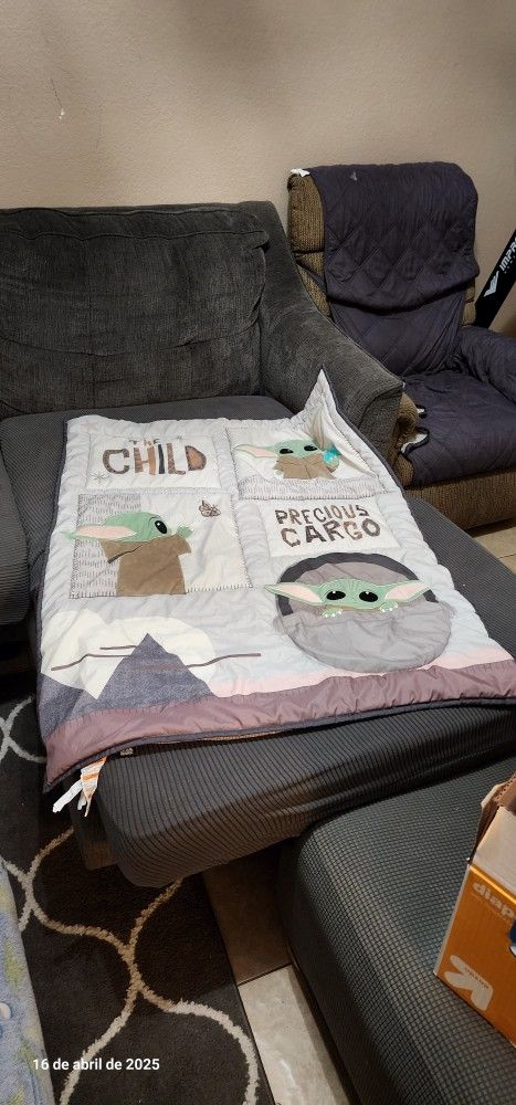 Baby Yoda Crib Set And Crochet Costume