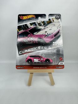 Hot Wheels Honda Civic EG Hello Kitty W/ Protector New Sealed