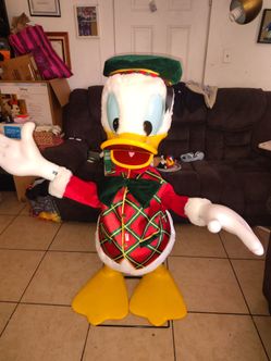 Disney Donald Duck Large Christmas Animatronic Figure