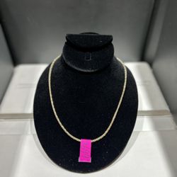 10K Foxtail Necklace 18 Inch 