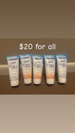 Secret whole body deodorant