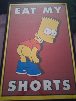 Vintage 1998 BART SIMPSON POSTER