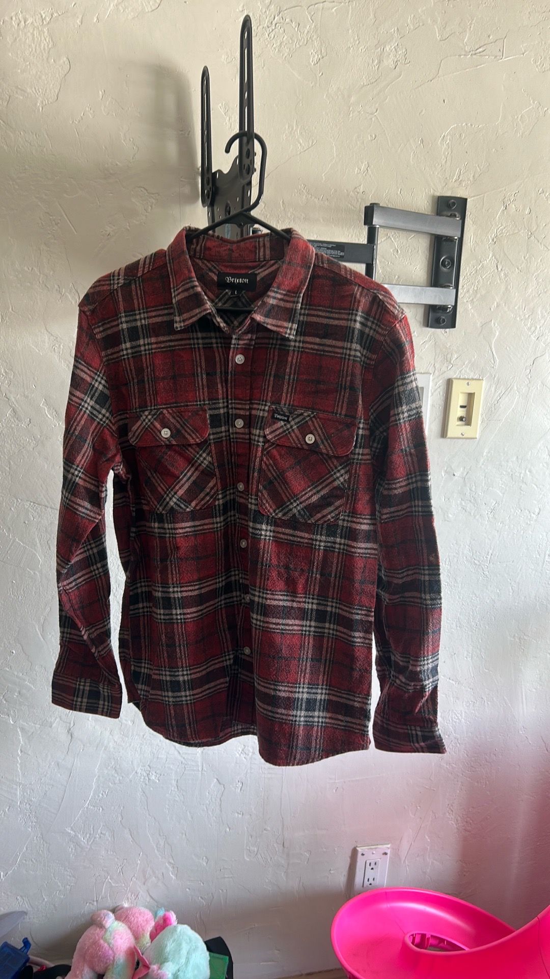 Braxton flannel size large