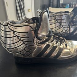 Jeremy Scott, Adidas, Metallic Wings Shoes! 11 Men’s