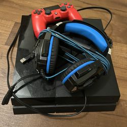 PS4/controller/headphones 