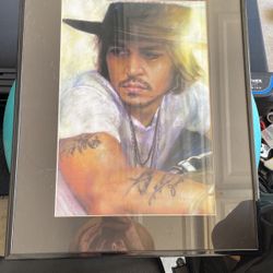 Johnny Depp Paint Frame