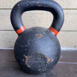62 Lb Used kettlebell 