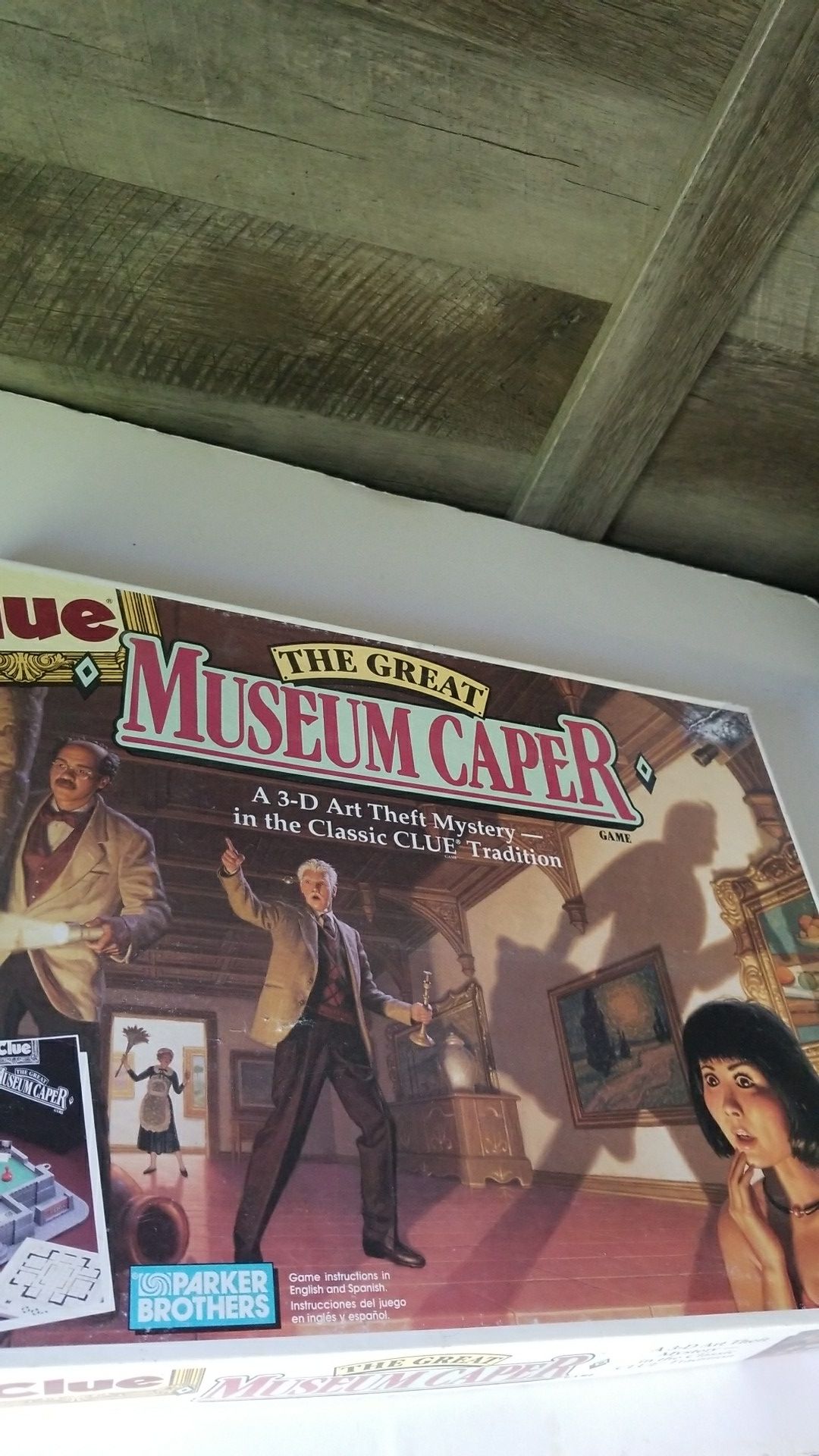Clue the great museum caper board game