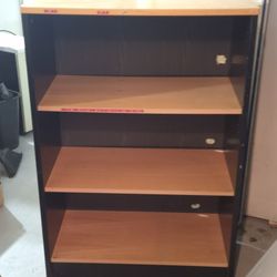 Wood Book Shelf. 3 Shelf