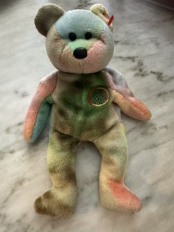 Peace Bear TY Beanie Babie