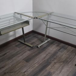 Desk and Bookshelf Matching Set