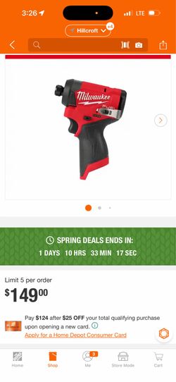 Milwaukee M12 FUEL 12V Lithium-Ion Brushless 1/4" Hex Impact Driver Tool-Only