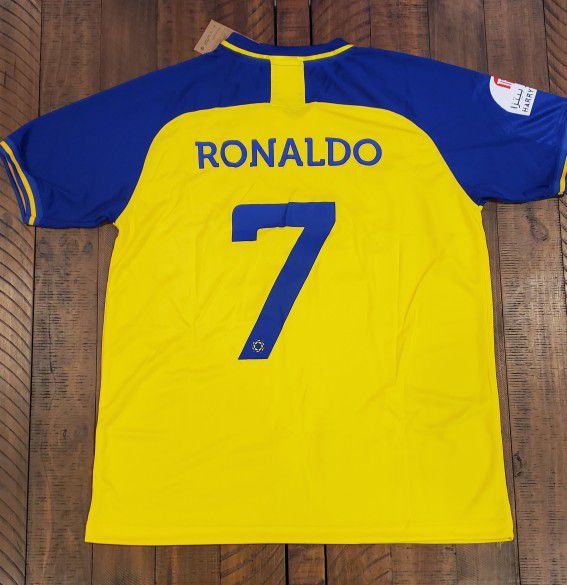 Cr7 Ronaldo AL-NASSR Jersey 2023 Large  adult size