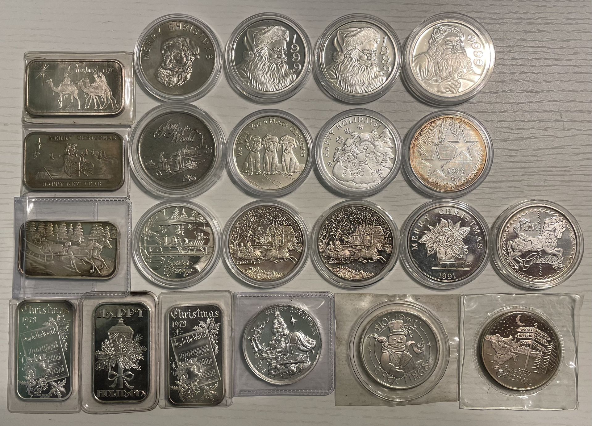 .999 Christmas Silver