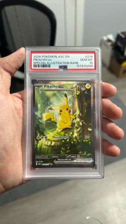 Pokemon Pikachu #276 PSA 10 slab