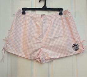 Brand new Juniors light pink Toy Story Jessie gingham shorts size XXL
