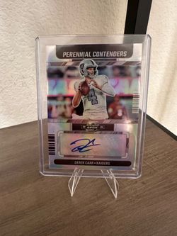 Derek Carr Autogragh Card /50