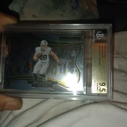  Two  2024 Brock BowerS rookie BGS  9.5 AND 9 GRADED 