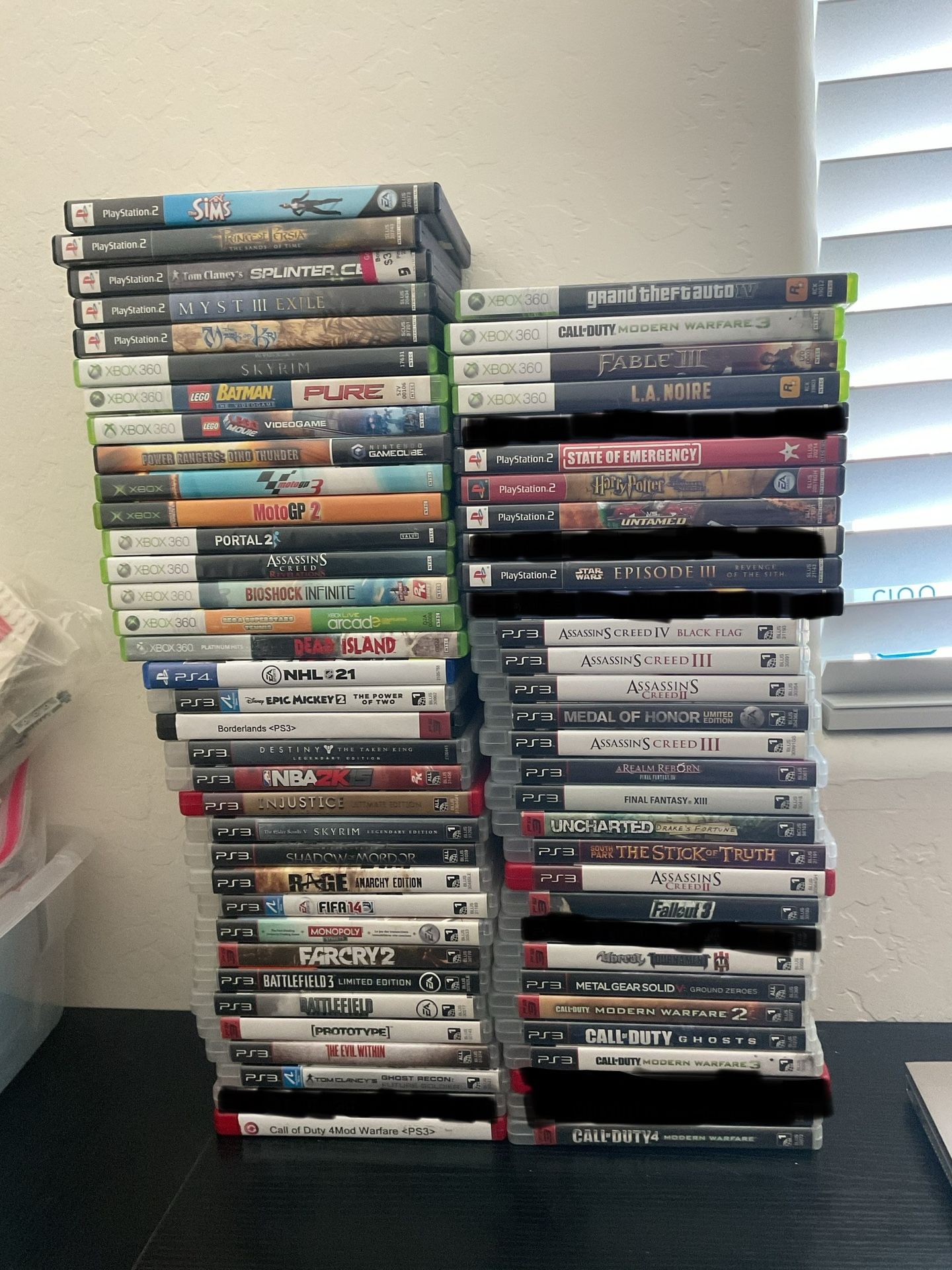 PlayStation 2 3 PS3 PS2 Xbox 360 Games