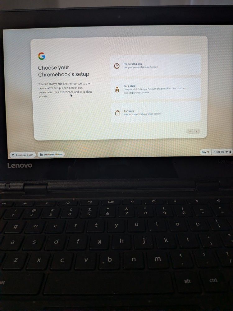 Lenovo N23 Yoga Chromebook 