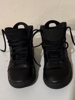 Jordan black shoes size 3Y