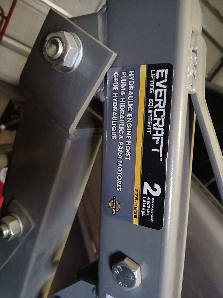 Evercraft 2 Ton Hydraulic Engine Hoist