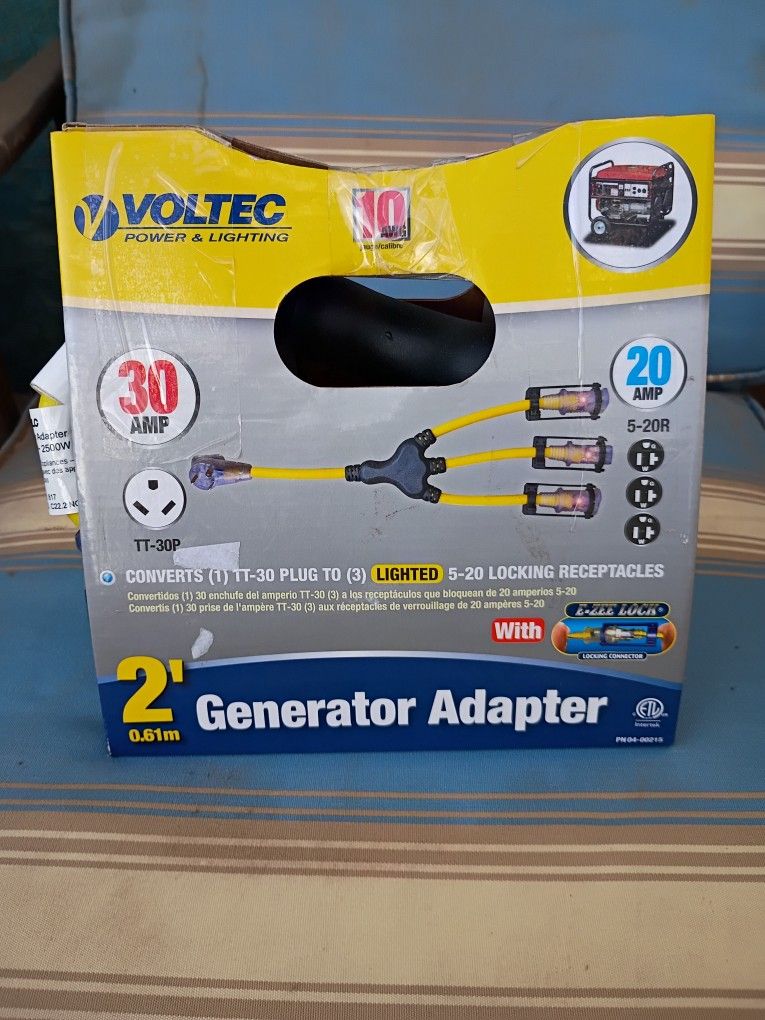 NEW GENERATOR ADAPTER.