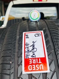 One 1️⃣ Used Tire 🛞 Semi New 245/60R18” Bridgestone 💯💯💯