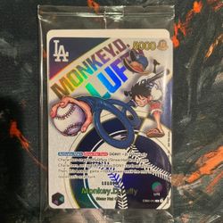 Dodgers x Luffy ONE PIECE Promo Card 
