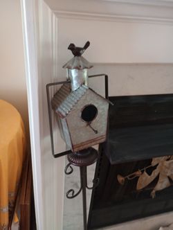 new bird house stand for yard