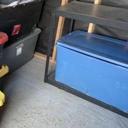 Metal Shelves/Workbench