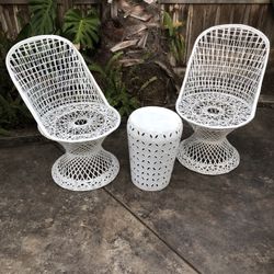 Woodard Patio Corner Set 1950’s