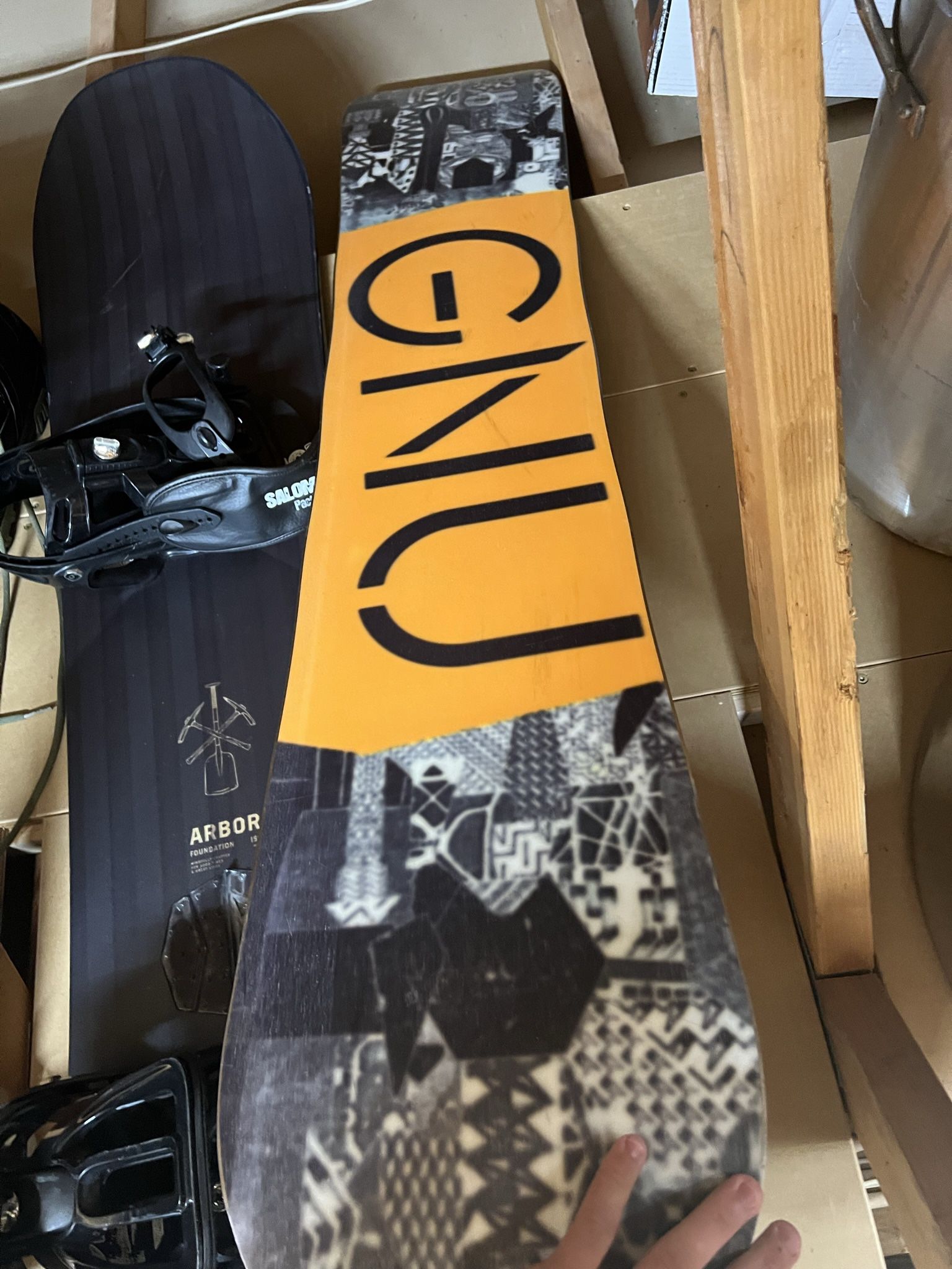 Snow Board And Boots! (with Bag)