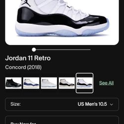 Jordan Concords 10.5