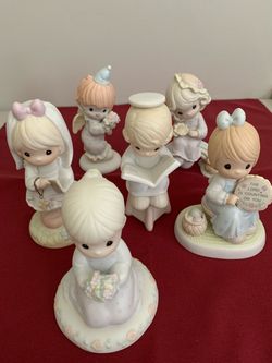 Precious Moments Figurines Set of 6