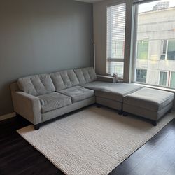 Sofa and ottoman