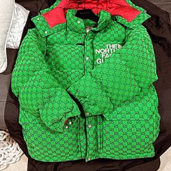 Gucci X North Face Down Puffer Jacket BNWT Large