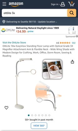 Ottlite 18w With Magnifying Glass