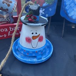 Snowman Bird Feeder