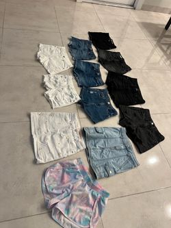 Girls shorts all from 8-10 years ago