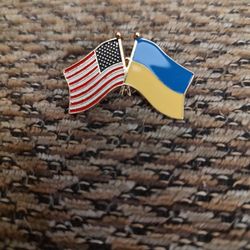 FLAG PIN.  NEW.  PICKUP ONLY