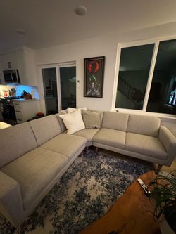 West Elm Sectional Couch- 81x81