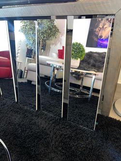 Frameless Full Length Wall Mirrors - Set of 5