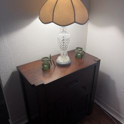 Vintage Solid Wood Cabinet – Classic Charm & Hidden Storage!