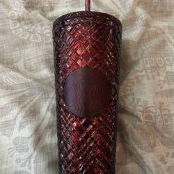 Red Starbucks Bling Cup