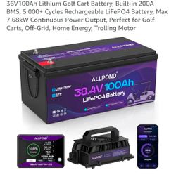 36V Rechargeable Battery