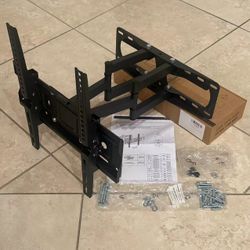 NEW 26 To 65 Inch Swivel Articulating Extendable TV Television Wall Mount Bracket Stand 100 lbs Capacity 400x400 VESA 