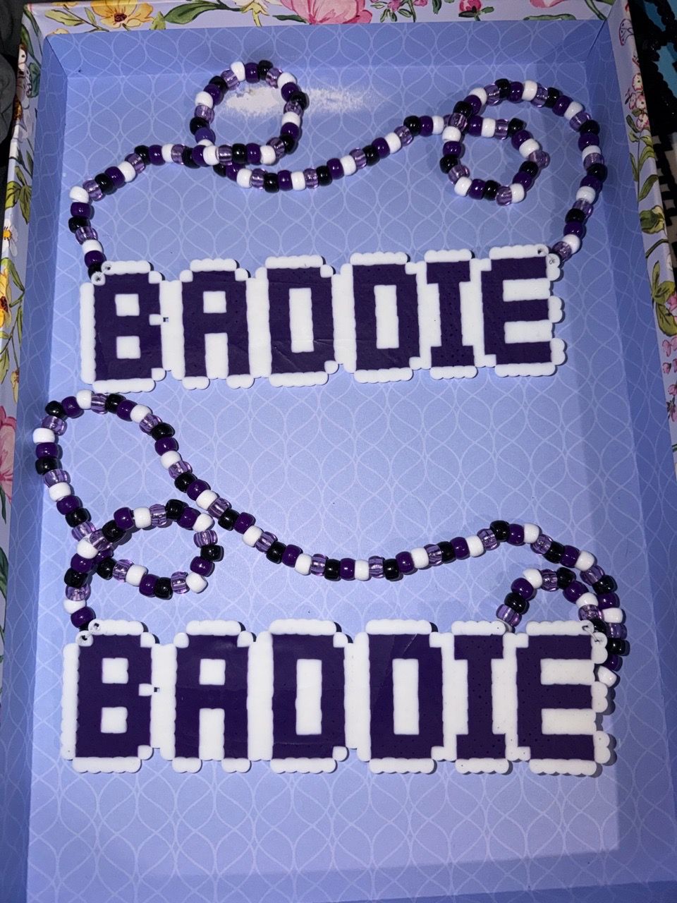 BADDIE CHAIN PERLER KANDI NECKLACE FESTIVAL RAVES for Sale in Covina ...