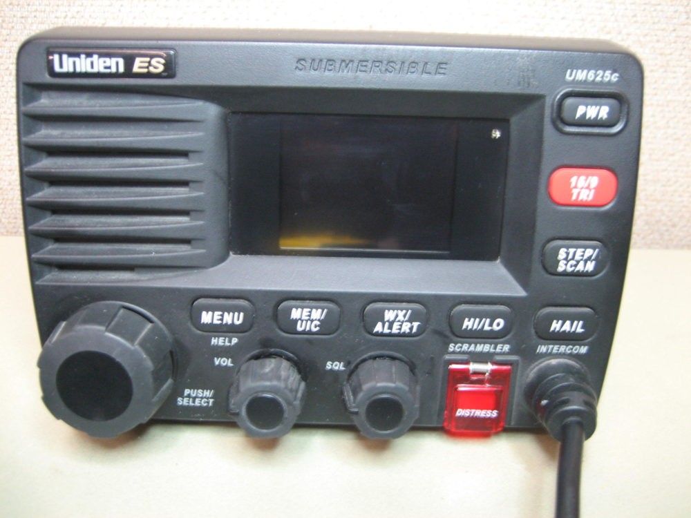 Uniden 625c Submersible VHF radio.