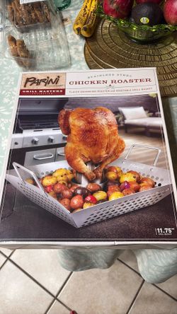 Stainless steel chicken roaster